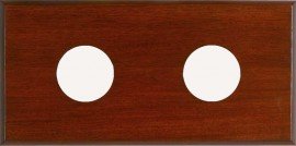 Maximum PM2 2-Instrument Panel, 10 x 20in, Mahogany-