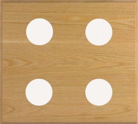 Maximum PO4 4-Instrument Panel, 18 x 20in, Oak-