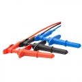 Megger 1012-069 Grabber Clip Lead Set, CAT III 100 V, CAT IV 600 V-