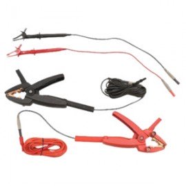 Megger 1013-440 Transmitter Output Cables for the MGFL100 battery ground fault locator, red/black, 2-pack-