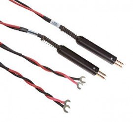 Megger 242002-30 Duplex Test Lead, Heavy Duty Fixed Point Hand Spikes, 10A, 30ft.-