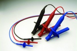 Megger 6220-811 3m lead set 10kv insulated clips-