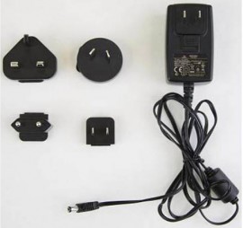 Megger 90011-992 Universal DC Power Adapter with Interchangeable Plug Adapters, 24V-