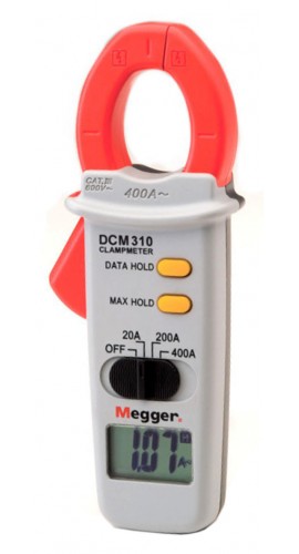 Megger DCM310-EN (1000-303) Digital Clamp Meter 400A-