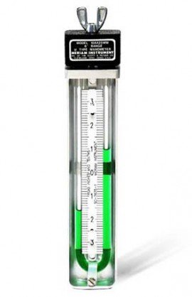 Meriam 10AA25WM-6 U-Type Manometer, 6"-