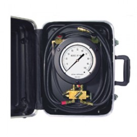 Meriam 1126-P2-S Portable Differential Pressure Indicator, 6", Stainless Steel-