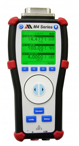 Meriam M402-CI0030-CI0300 Dual Sensor Handheld Precision Calibrator/Data Logger, -15 to 30/-15 to 300 PSIG-