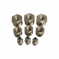 Mid-West Instrument 109425 Standard Test Cock Adapter Kit for backflow test kits, 9-pack-
