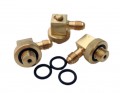 Mid-West Instrument 110705 90&amp;deg; Swivel Quick Connect Test Cock Adapters for backflow test kits, 3-pack-