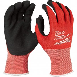 Milwaukee 48-22-8902 Nitrile Dipped Gloves, Cut Level 1-