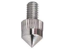 Mitutoyo 101385 Hardened Steel Conical Point Extension Rod, &amp;#216;5 x 5mm, 90&amp;deg; Tip-