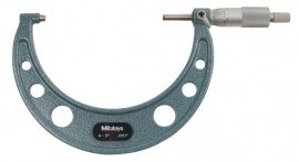 Mitutoyo 103-181 Series 103 Outside Micrometer with ratchet stop, 4 to 5&amp;quot;, 0.001&amp;quot;-