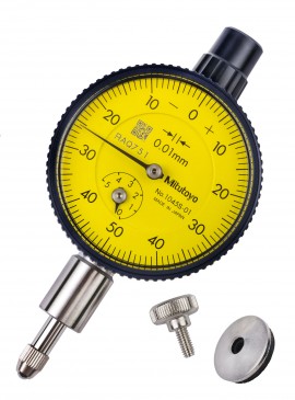 Mitutoyo 1045AB-01 Series 1 Compact Small Diameter Dial Indicator, 5 mm, Metric-