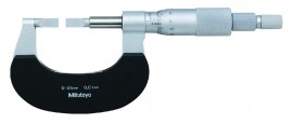 Mitutoyo 122-141-10 Blade Micrometer Carbide-Tipped, 0 to 25 mm-