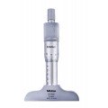 Mitutoyo 128-101 128 Series Metric Depth Micrometer, 0 to 25 mm-