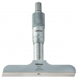 Mitutoyo 128-106 128 Series Depth Micrometer, 0 to 1&quot;-