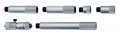 Mitutoyo 137-212 Series 137 Mechanical Tubular Inside Micrometer with five extension rods, 2 to 12&amp;quot; imperial-
