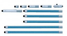 Mitutoyo 137-216 Carbide Tipped Tubular Inside Micrometer, 2 to 6"-