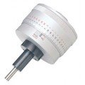 Mitutoyo 153-301 Fine Graduation Mechanical Micrometer Head, 0 to 25 mm, 0.0005 mm, carbide tip-