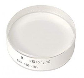 Mitutoyo 158-118 Optical Flat, 0.47&amp;quot;-