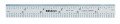 Mitutoyo 182-108 Wide Rigid Steel Rule, 6&quot; x 150 mm, 1/10&quot;, 1/50&quot;, 1 mm, 0.5 mm-
