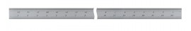 Mitutoyo 182-165 Wide Rigid Steel Rule, 24&quot; x 600 mm-
