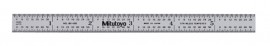 Mitutoyo 182-205 Fully-Flexible Steel Rule, 6" x 150 mm, 1/32", 1/64", 1 mm, 0.5 mm-