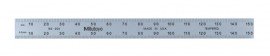 Mitutoyo 182-206 Fully-Flexible Steel Rule, 6&quot; x 150 mm, 1/50&quot;, 1/100&quot;, 1 mm, 0.5 mm-