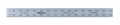 Mitutoyo 182-206 Fully-Flexible Steel Rule, 6" x 150 mm, 1/50", 1/100", 1 mm, 0.5 mm-