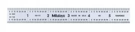 Mitutoyo 182-241 Wide Rigid Steel Rule, 18&quot; (4R)-