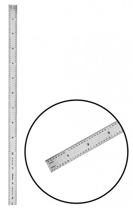 Mitutoyo 182-265 Flexible Steel Rule, 24" x 600 mm-