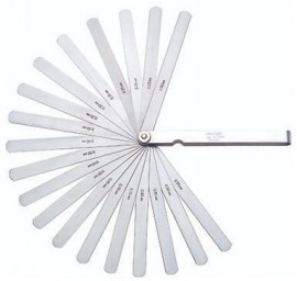 Mitutoyo 184-304S Metric Thickness Gauge Set, Straight, 0.05 to 1 mm-