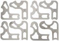 Mitutoyo 186-905 Radius Gauge Set, 9/16 to 1&quot;-