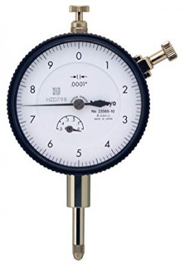 Mitutoyo 2358A-10 Dial Indicator, 0.5", 0.0001"-