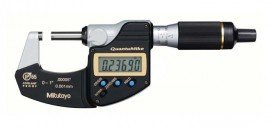 Mitutoyo 293-180-40 QuantuMike Coolant Proof Micrometer with SPC output, 0 to 1" (0 to 25.4 mm)-