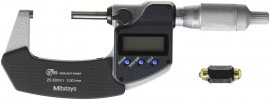Mitutoyo 293-245-32 Coolant Proof Micrometer with ratchet thimble, 25 to 50 mm-