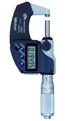 Mitutoyo 293-336-32 Coolant Proof Micrometer, 1-2&quot;/25.4-50.8mm, with Friction Thimble-