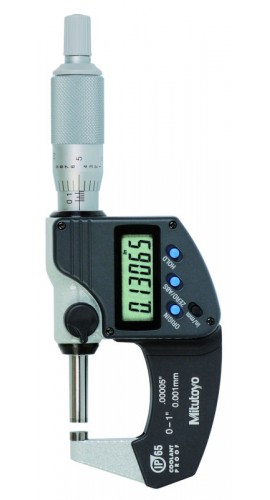 Mitutoyo 293-340 Coolant Proof Micrometers with 0-1in range-