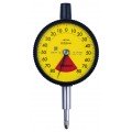 Mitutoyo 2973AB Series 2 Metric Standard One Revolution Dial Indicator with flat back, 0 to 1.6 mm, 0.02 mm-