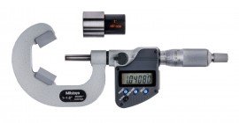 Mitutoyo 314-353-32 Series 314 Digital V-Anvil Micrometer for 3-Flute Cutting Heads, 1 to 1.6&amp;quot;-