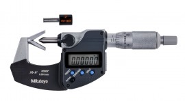 Mitutoyo 314-361-32 Series 314 Digital V-Anvil Micrometer for 3-Flute Cutting Heads-