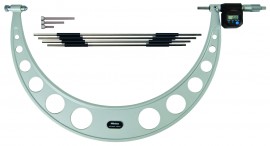 Mitutoyo 340-521 Series 340 Digimatic Outside Micrometer with Interchangeable Anvils, 400 to 500 mm, Metric-