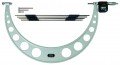 Mitutoyo 340-521 Series 340 Digimatic Outside Micrometer with Interchangeable Anvils, 400 to 500 mm, Metric-