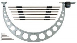 Mitutoyo 340-722 Series 340 Digimatic Outside Micrometer with Interchangeable Anvils, 24 to 30&amp;quot;-