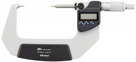 Mitutoyo 342-253-32 Point Micrometer with SPC, 15&amp;#176;, 50 to 75 mm-