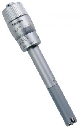 Mitutoyo 368-864 Series 368 Mechanical Holtest (Type II) Three-Point Internal Micrometer, 0.5 to 0.65&amp;quot;, inch-