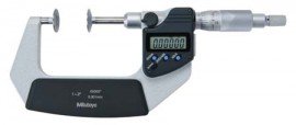 Mitutoyo 369-351-32 Series 369 Digimatic Disk Micrometer with Non-Rotating Spindle, 1 to 2&amp;quot;-