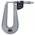 Mitutoyo 389-371-32 Series 389 Sheet Metal Digital Micrometer, 6.3&amp;quot; Throat-