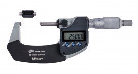 Mitutoyo 395-272-32 Series 395 Digimatic Spherical Face Micrometer,  25 to 50 mm-