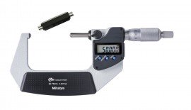 Mitutoyo 395-273-32 Series 395 Digimatic Spherical Face Micrometer, 50 to 75 mm-
